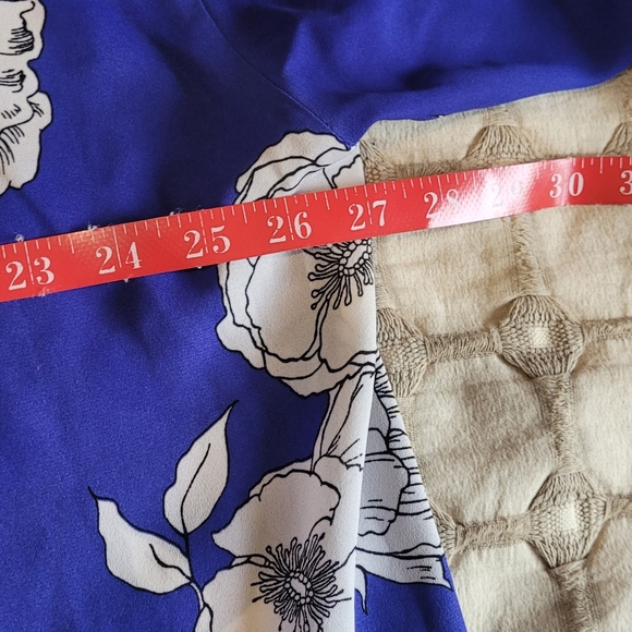 George Blue Floral Kimono Robe - Picture 4 of 7